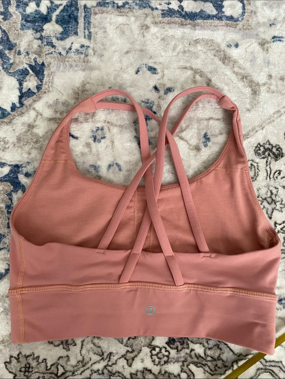 Lululemon Athletica Longline Energy Sports Bra in Peachy Pink 6